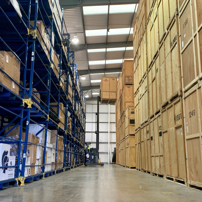 Goodwins spacious container storage unit at their Stafford facility.
