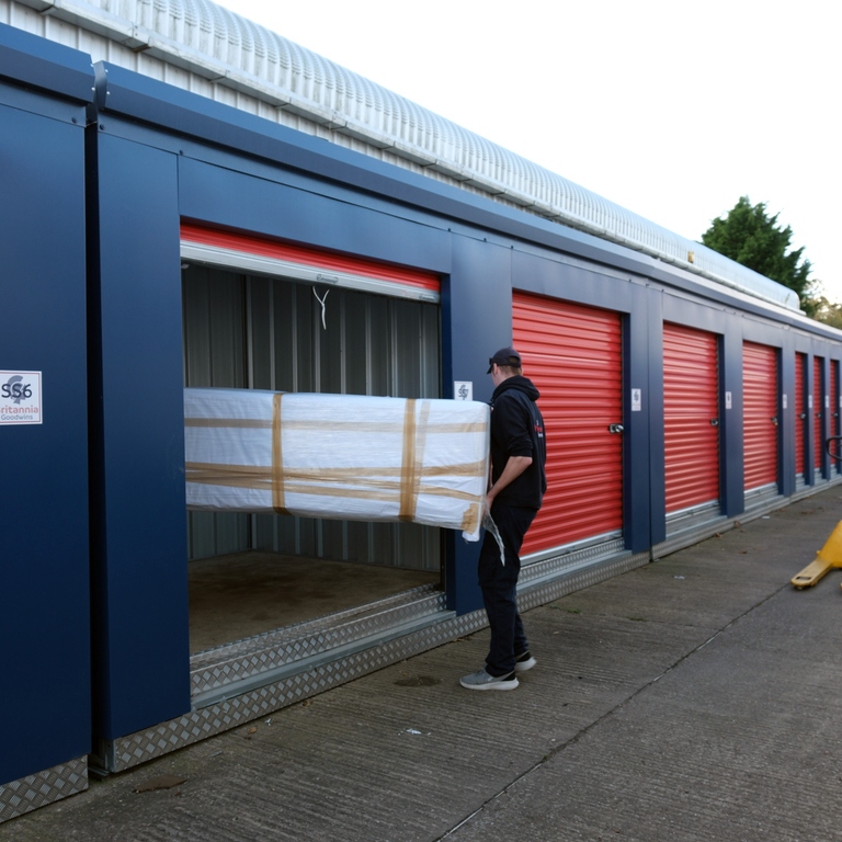 Self-storage unit at Goodwins in Stafford.